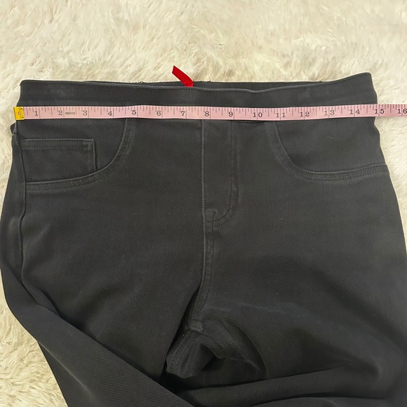 Spanx Ankle Jean-ish Leggings Black High Waist Slim Fit Pull On Pants Womens M - Picture 6 of 6